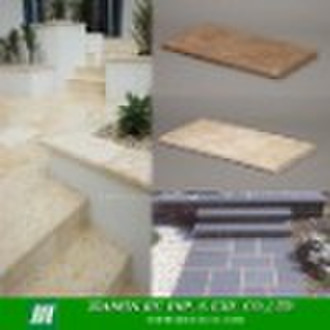 Beige Marble Outdoor Stairs