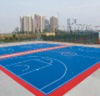 sport floor for multi-function pp sport groud