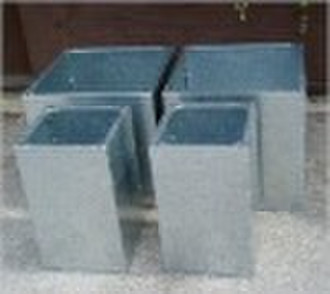 galvanized planters