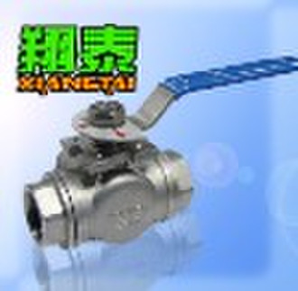 Stainless Steel Three Way Ball Valve ( T/L) [Femal