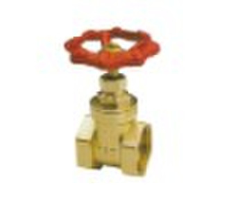 Brass gate valve