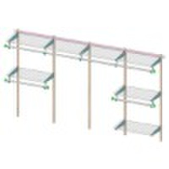 wall mounted wire shelving