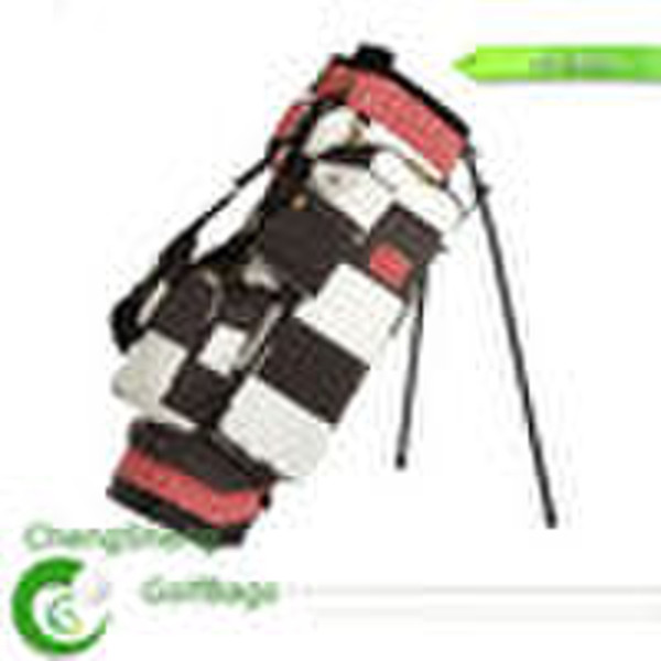 fashion leather golf stand bag