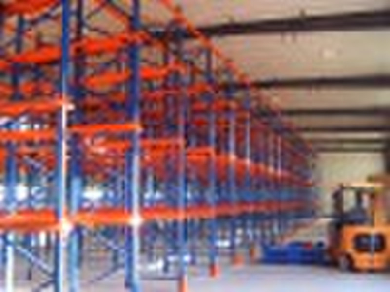 Drive in pallet racking system