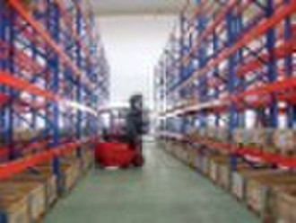 Selective pallet racking system