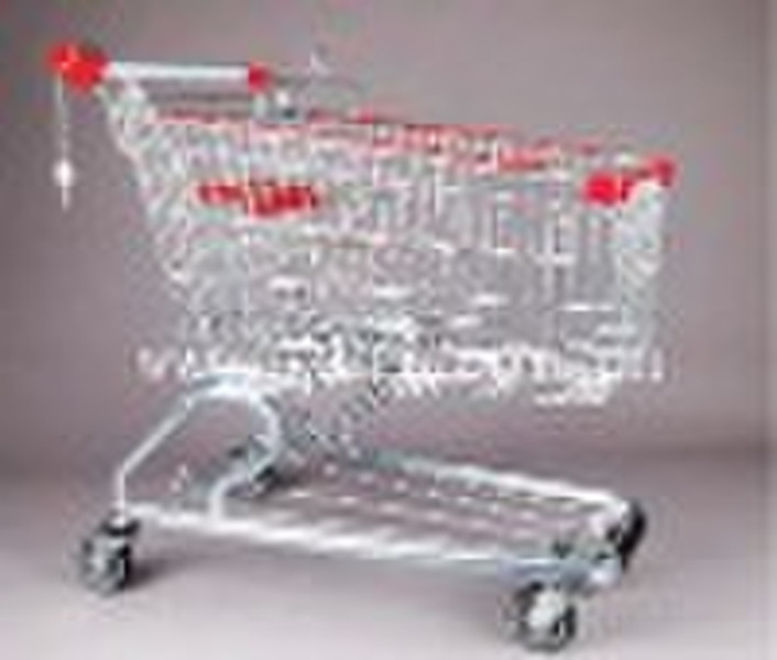 supermarket cart-American style trolley 100L