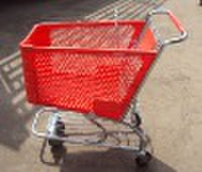 plastic shopping trolley-American style trolley 18