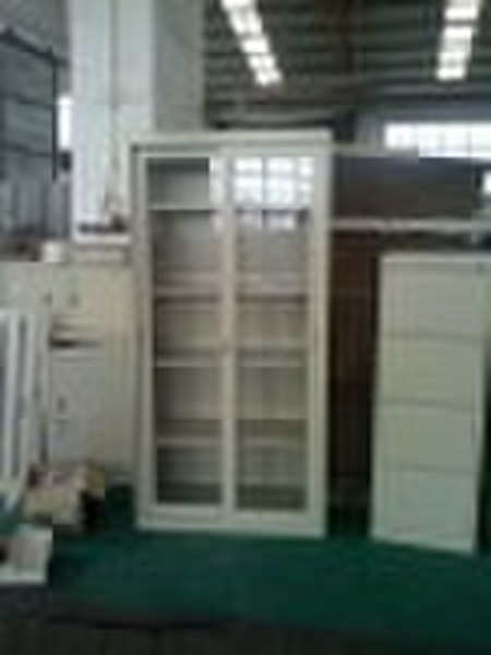 steel sliding glass door cabinet