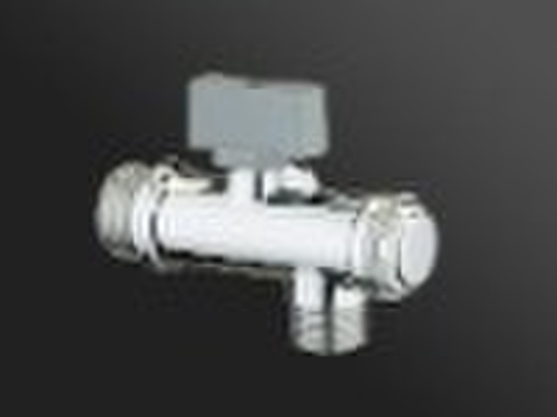 angle valve plated with zinc