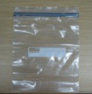 Freezer bag with zip lock