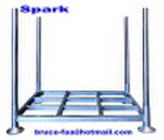 Stacking steel pallet