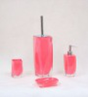 Polyresin 4 Piece Bathroom Accessories Set