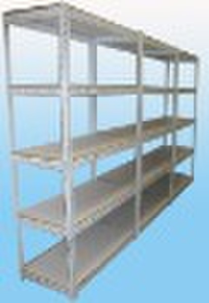 Metal warehouse shelf