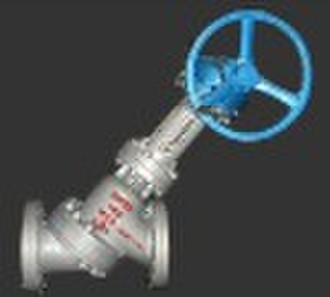 Y Type flanged slurry valve