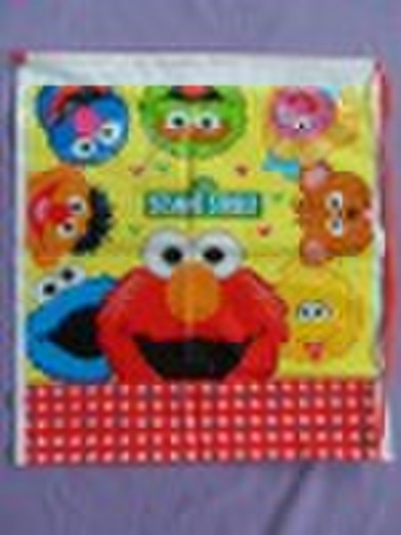 plastic drawstring bag