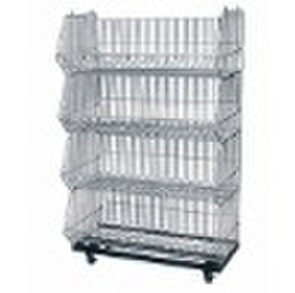 Movable Tilted Basket Shelf