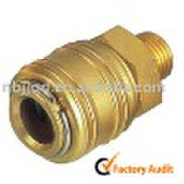 Europe type brass male quick coupler