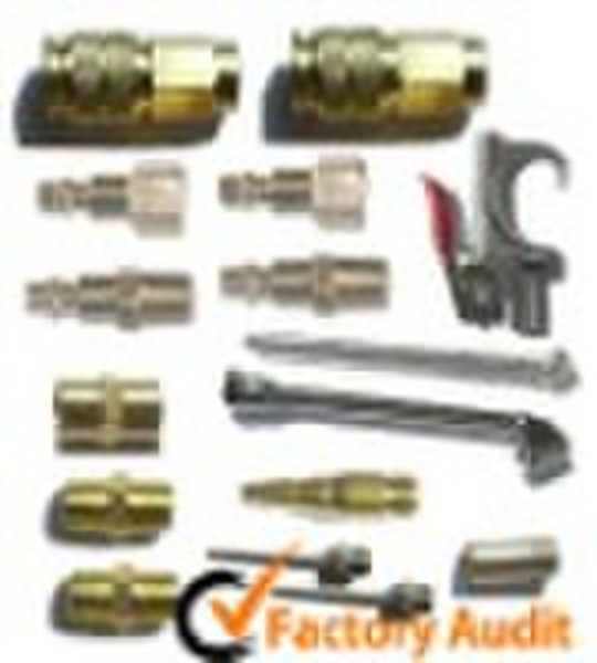 air accessories kits including chuck,gauge,tapered