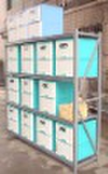 Selective storage rack