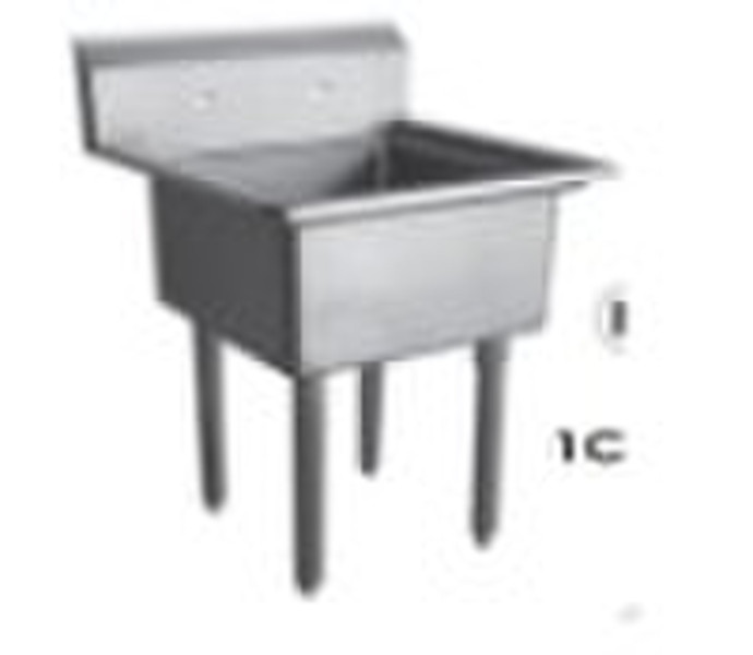 201/ 304 stainless steel single bowl mop sink