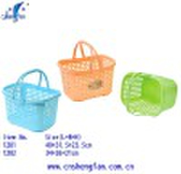 plastic shopping basket with popular design