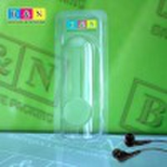 PVC PP PET plastic blister packaging for earphone