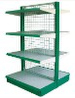 back wire supermarket shelf
