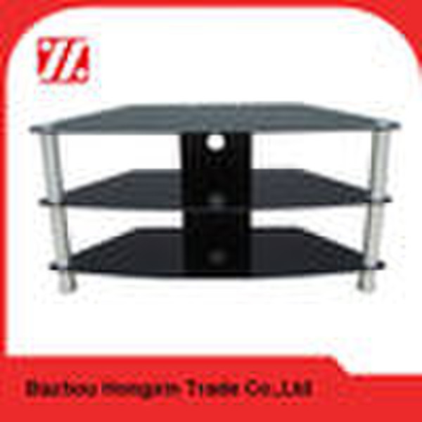glass corner TV furniture