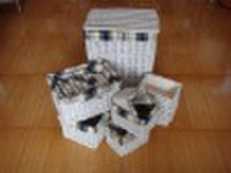 wicker laundry basket