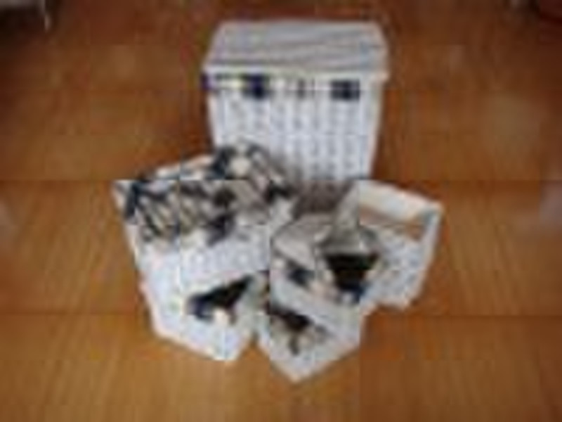 wicker laundry basket