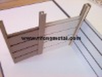 PVC slatwall trim