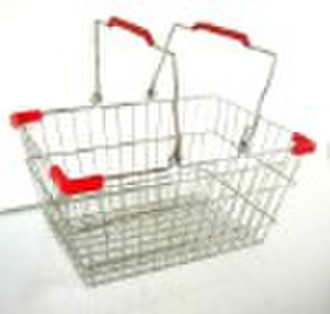 metal shopping basket