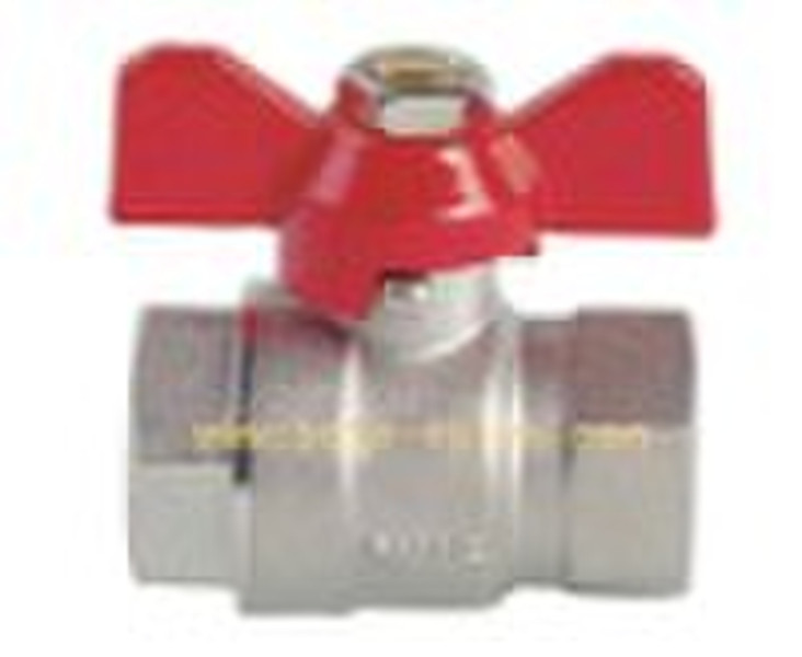 BT1006 brass ball valve with nickel plated