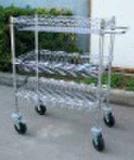trolley with baskets