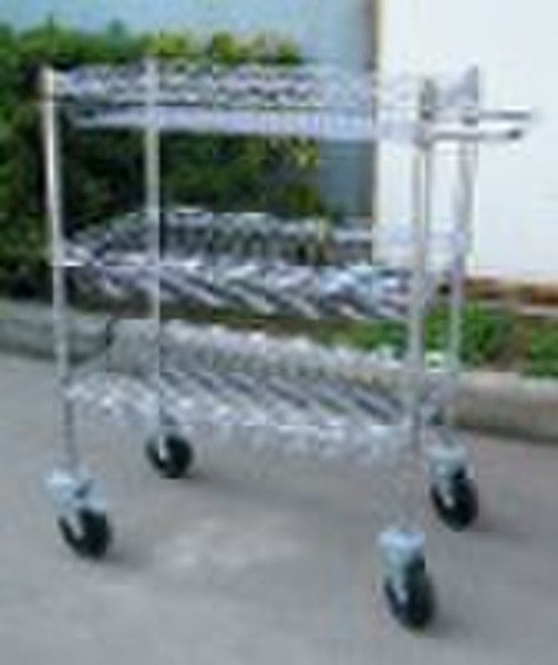 trolley with baskets
