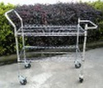 chrome plated utility cart