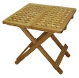 wood folding table