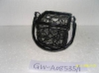 flower pot---Willow garden planter with glass pot