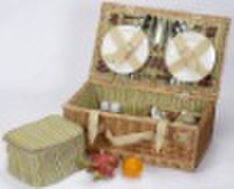 willow picnic basket hot selling product for 4 per