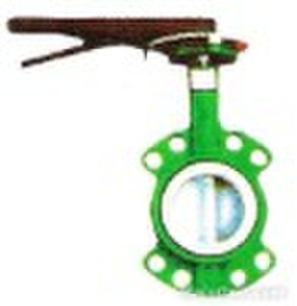 Wafer type butterfly valve