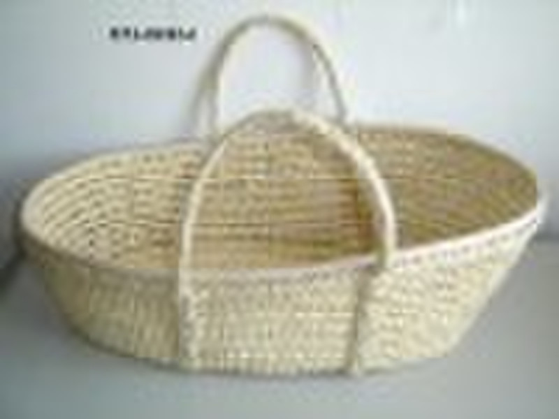 straw baby baskets