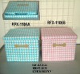 paper  fabric storage box