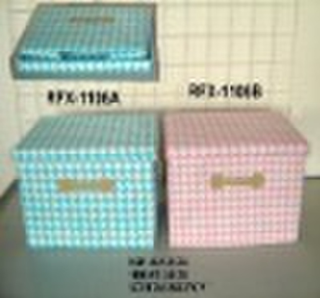 paper  fabric storage box