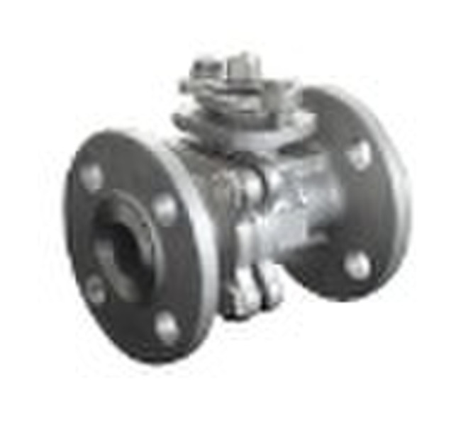 Flanged End 2-Pieces Stainless Steel Ball Valve