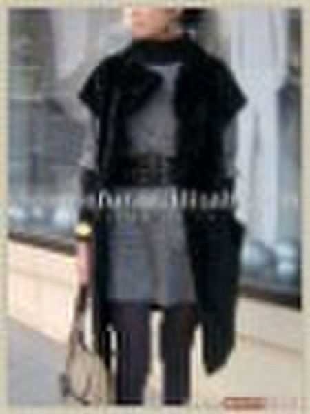 best quality/sheared rabbit fur coat/Nr.KK0225