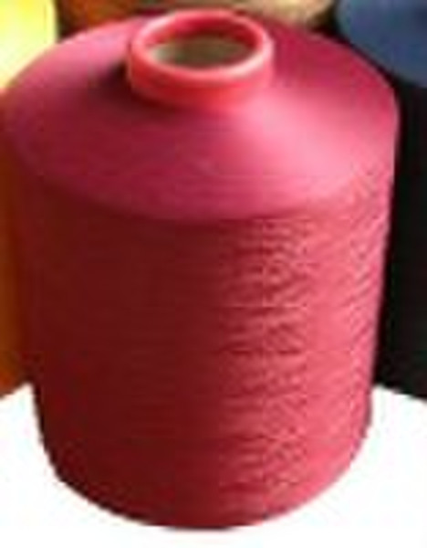 DOPE-DYED POLYESTER YARN