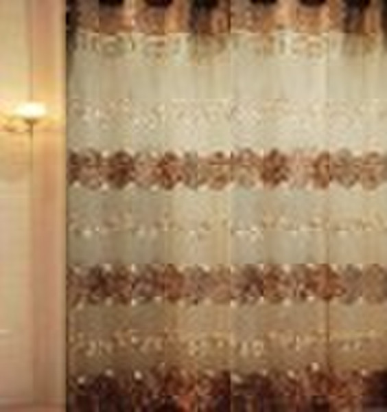 organza embroidery curtain