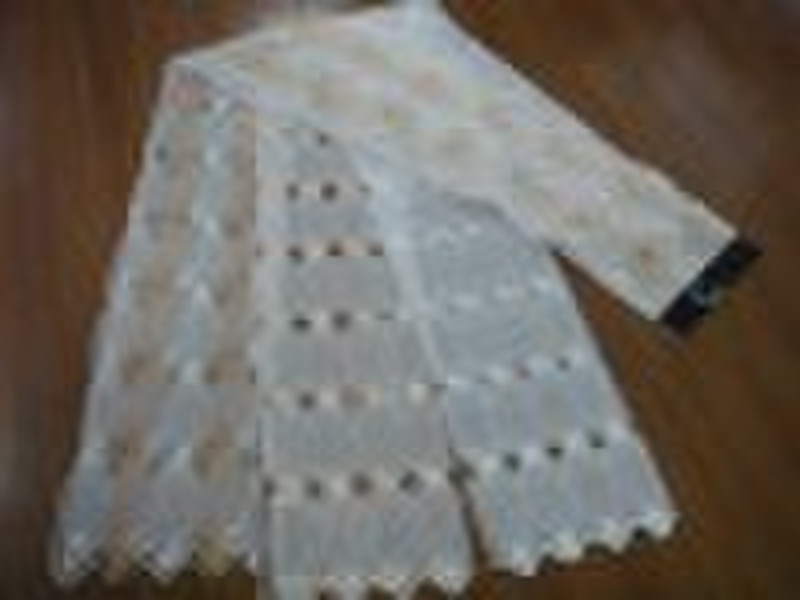 organza embroidery curtain