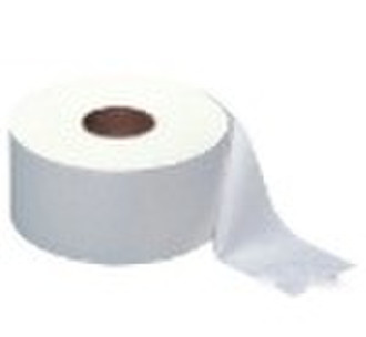 white jumbo roll toilet tissue