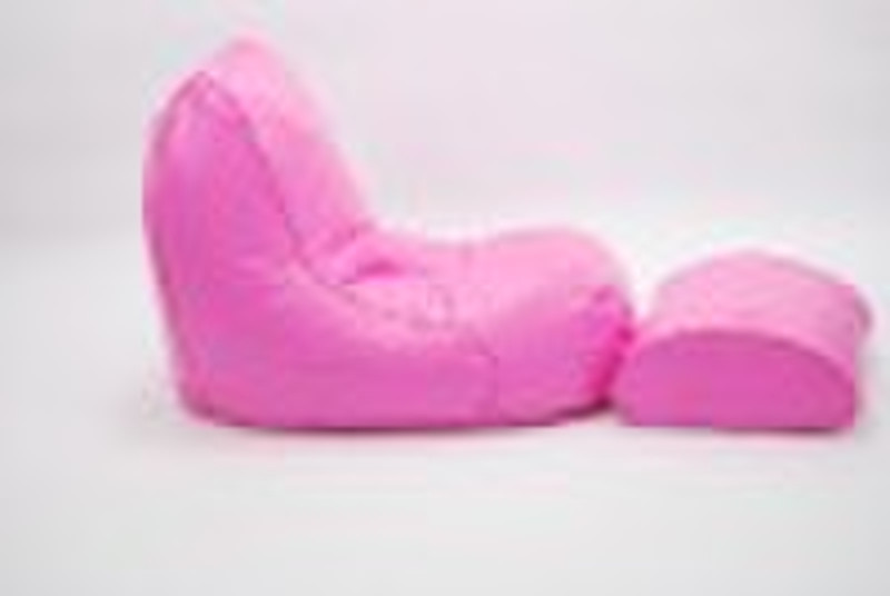 Bean bag sofa and ottoman with sofa vinyl material